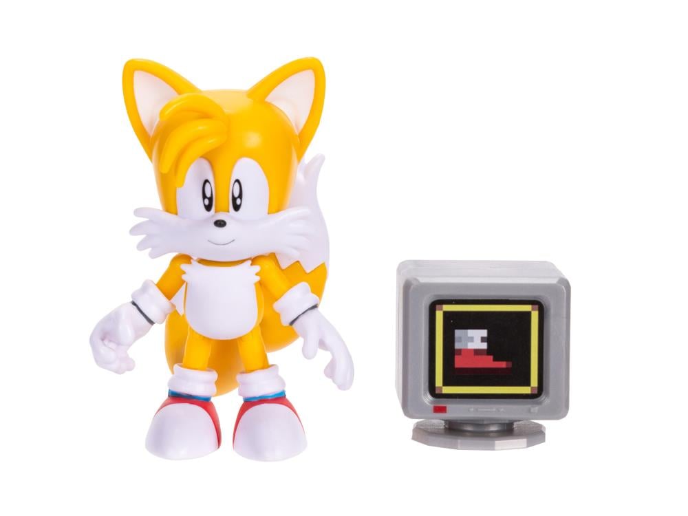 Sonic the Hedgehog Tails with Item Box 4-Inch Scale Figure Gallery Image 3