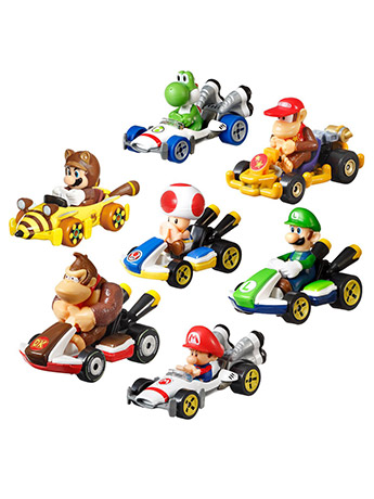 Mario Kart Hot Wheels 2025 Mix 2 Case of 8 Cars Gallery Image 2