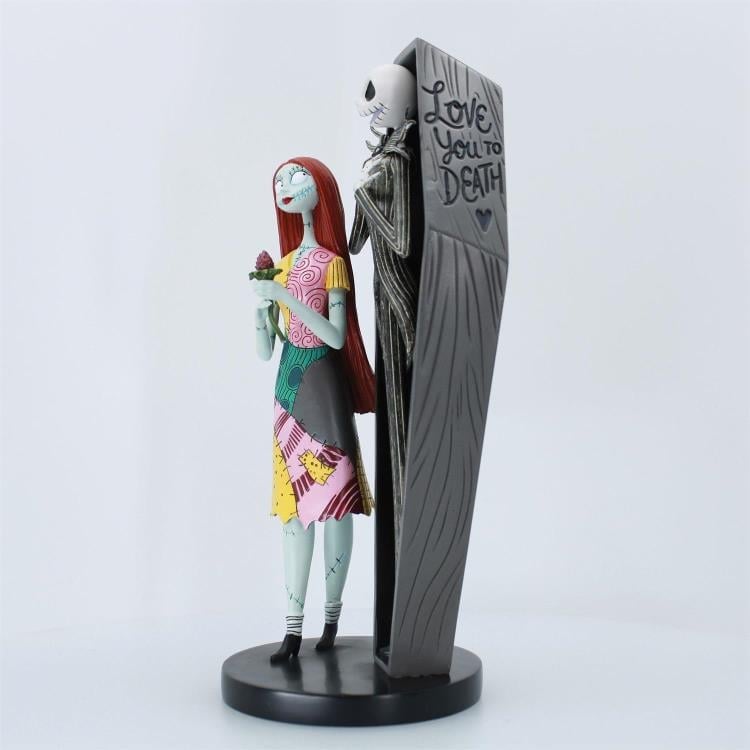The Nightmare Before Christmas Disney Showcase Jack & Sally Coffin Figurine Gallery Image 6