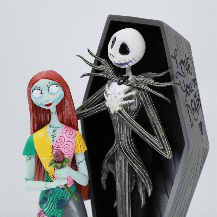 The Nightmare Before Christmas Disney Showcase Jack & Sally Coffin Figurine Gallery Image 8