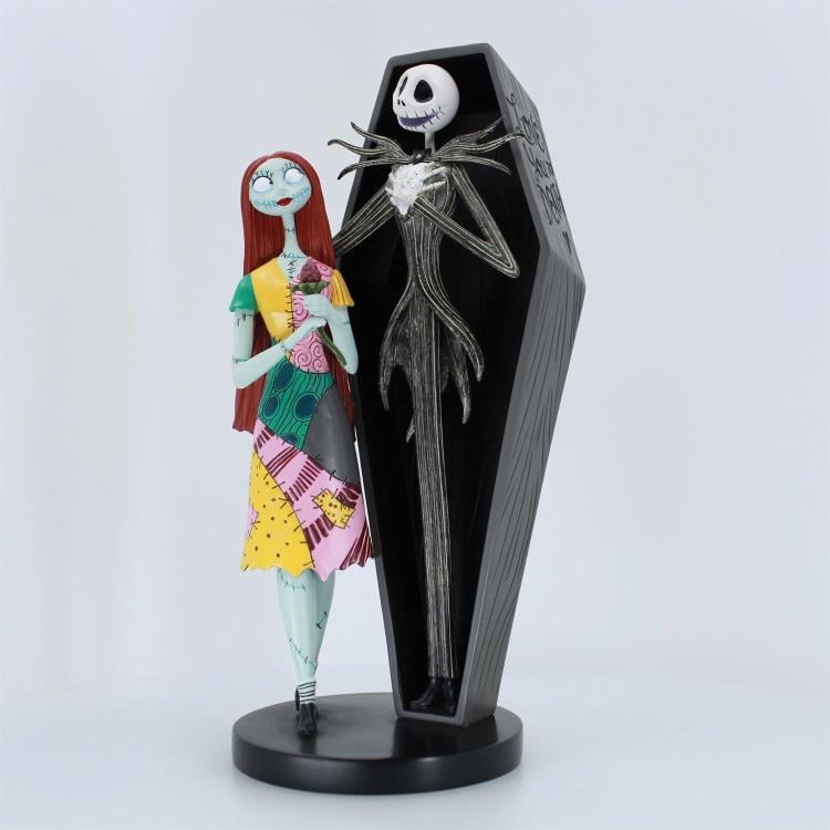 The Nightmare Before Christmas Disney Showcase Jack & Sally Coffin Figurine Gallery Image 5
