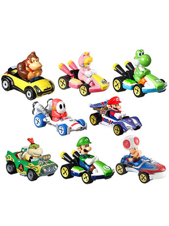Mario Kart Hot Wheels 2025 Mix 1 Case of 8 Cars Gallery Image 2