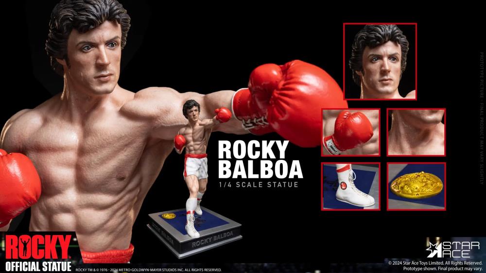 Rocky (1976) Rocky Balboa (Epic Fight) 1/4 Scale Statue