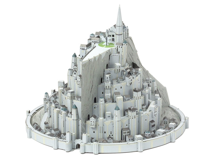 The Lord of the Rings Metal Earth Premium Series Minas Tirith Model Kit Gallery Image 1