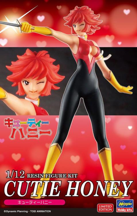 Cutie Honey フィギュアセット（10点） Cutie Honey 1/12 Scale Model Kit