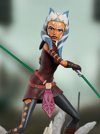 Star Wars: Clone Wars Gallery Ahsoka Figure Diorama Gallery Image 2