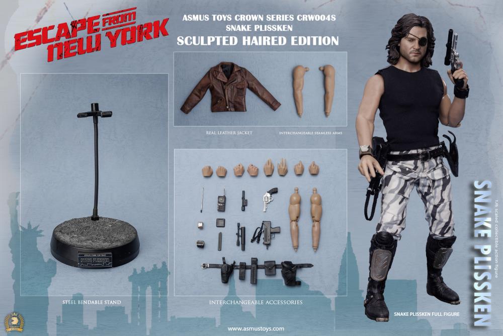 Escape from New York The Crown Series Snake Plissken (Sculpted