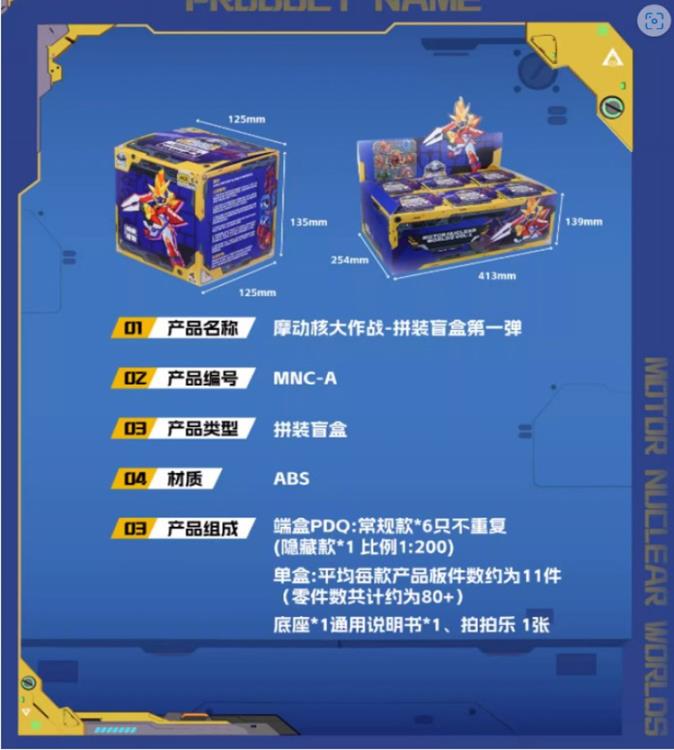 Legend of Star General MNC-A Box of 6 Random Figures Gallery Image 4