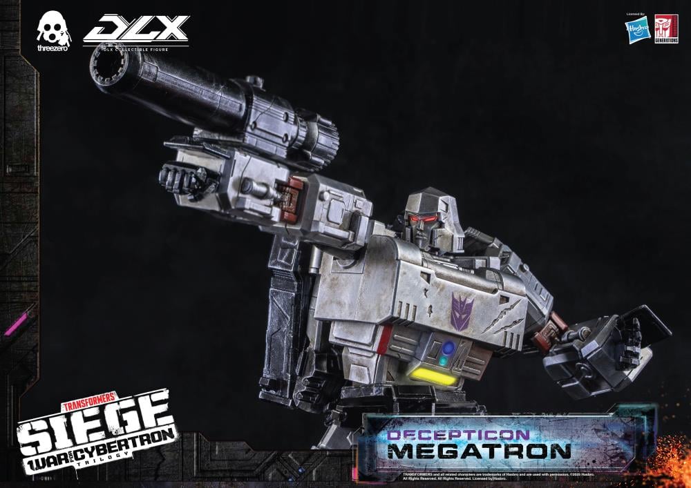 Transformers: War for Cybertron Trilogy DLX Scale Collectible Series Decepticon Megatron Action Figure Gallery Image 10
