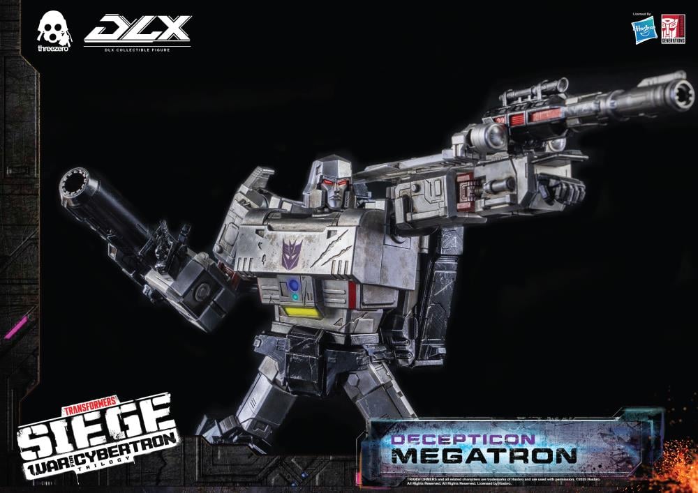 Transformers: War for Cybertron Trilogy DLX Scale Collectible Series Decepticon Megatron Action Figure Gallery Image 9