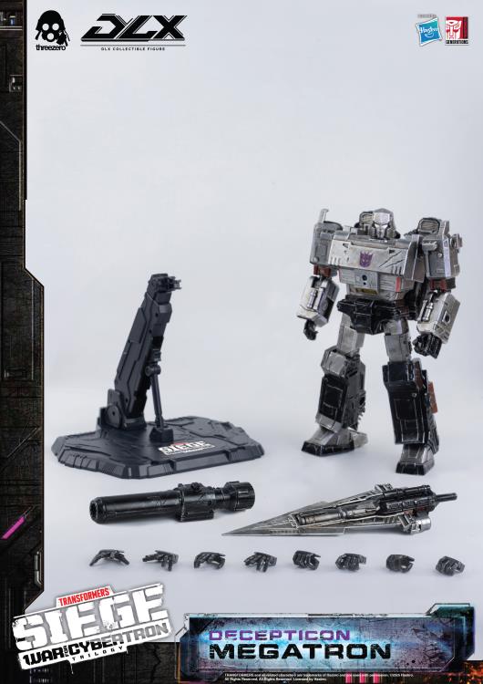 Transformers: War for Cybertron Trilogy DLX Scale Collectible Series Decepticon Megatron Action Figure Gallery Image 35