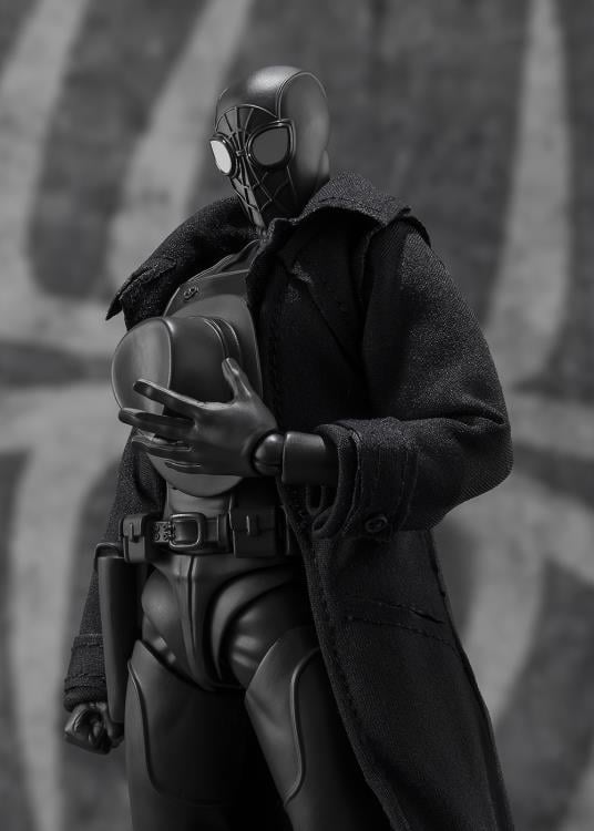 Spider-Man: Across the Spider-Verse S.H.Figuarts Spider-Man Noir & Spider-Ham Action Figure Set Gallery Image 7