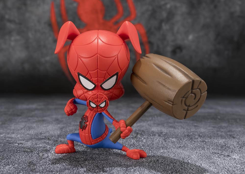 Spider-Man: Across the Spider-Verse S.H.Figuarts Spider-Man Noir & Spider-Ham Action Figure Set Gallery Image 9