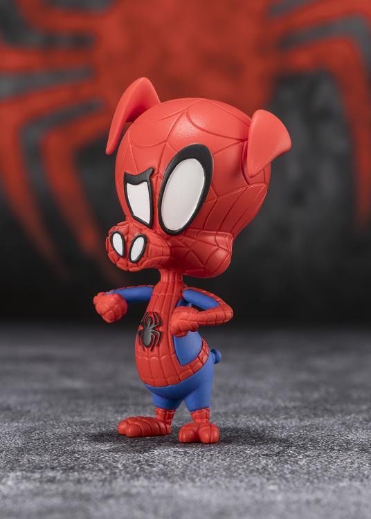Spider-Man: Across the Spider-Verse S.H.Figuarts Spider-Man Noir & Spider-Ham Action Figure Set Gallery Image 8