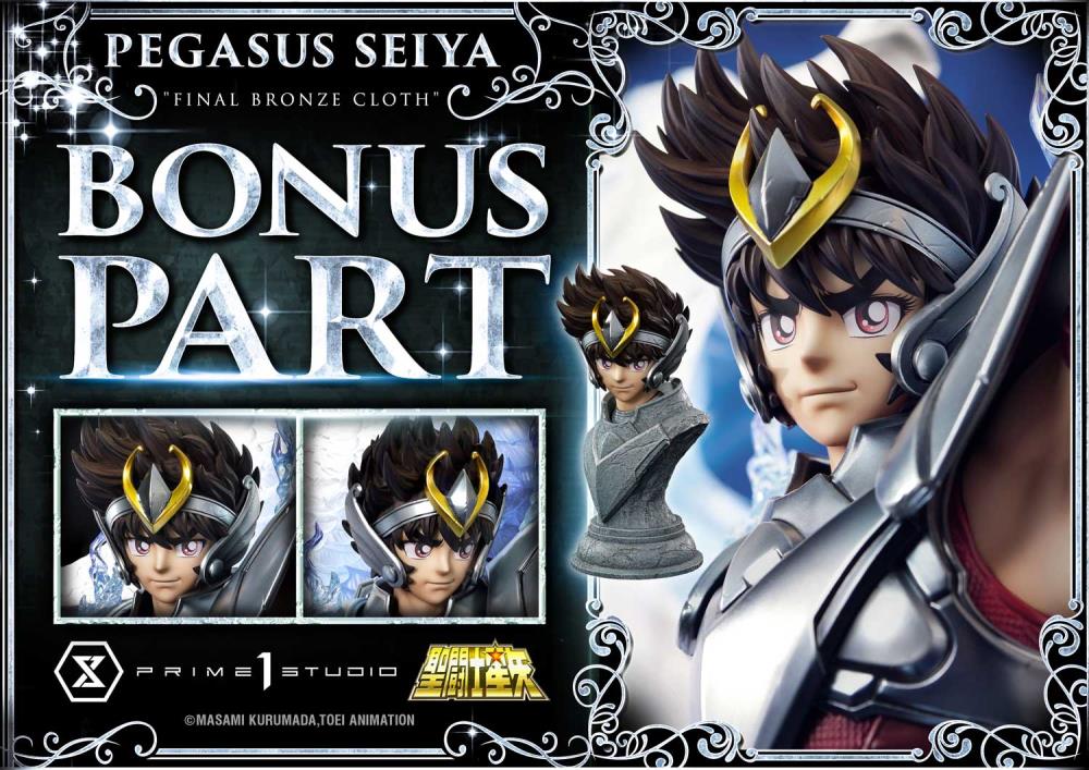 Saint Seiya Premium Masterline Pegasus Seiya Final Bronze Cloth 1/4 Scale Statue (With Bonus) Gallery Image 17
