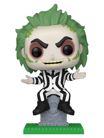Beetlejuice Pop! Plus #1757 Beetlejuice on Tombstone (Glow) Exclusive Gallery Image 2