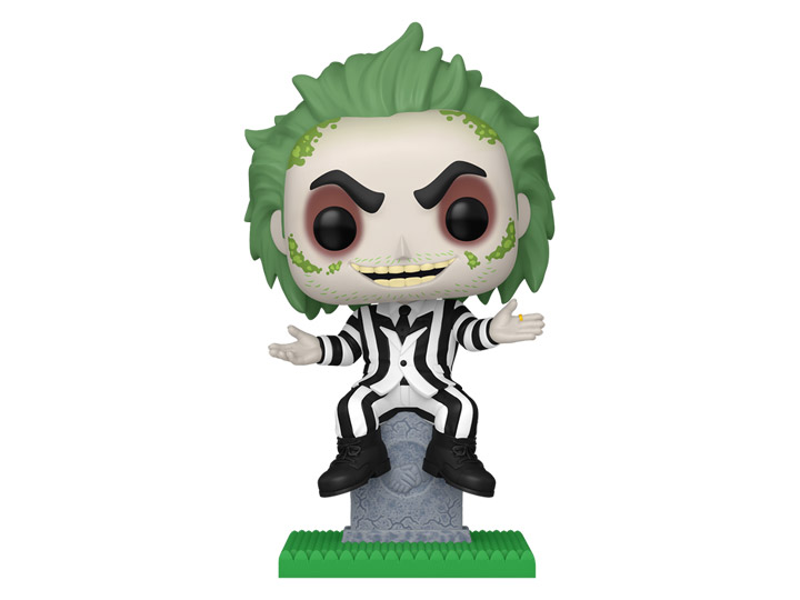 Beetlejuice Pop! Plus #1757 Beetlejuice on Tombstone (Glow) Exclusive Gallery Image 1
