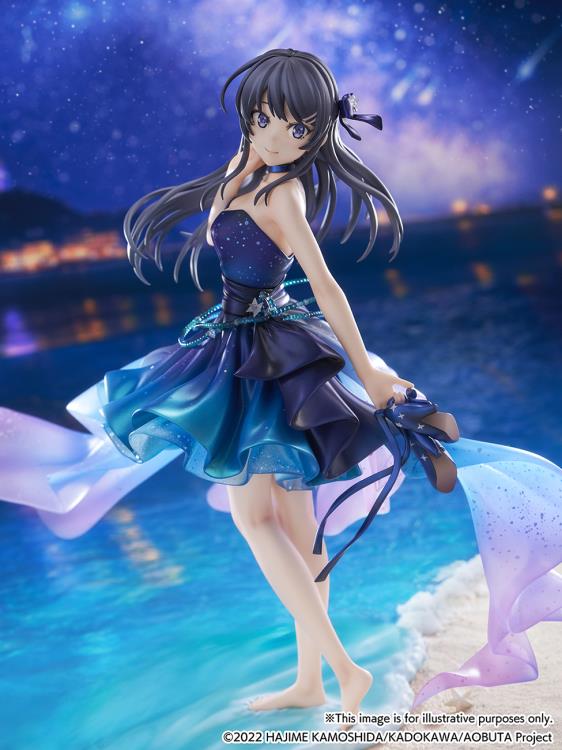 Rascal Does Not Dream of Bunny Girl Senpai Mai Sakurajima (Starry Dress Ver.) 1/7 Scale Shibuya Scramble Figure Gallery Image 5