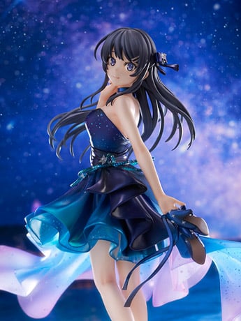 Rascal Does Not Dream of Bunny Girl Senpai Mai Sakurajima (Starry Dress Ver.) 1/7 Scale Shibuya Scramble Figure Gallery Image 2