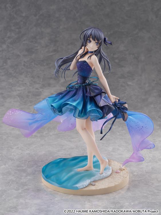 Rascal Does Not Dream of Bunny Girl Senpai Mai Sakurajima (Starry Dress Ver.) 1/7 Scale Shibuya Scramble Figure Gallery Image 9