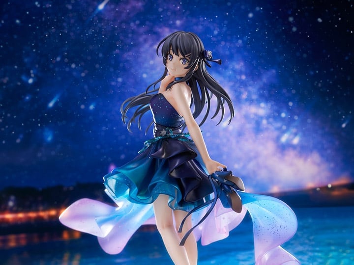 Rascal Does Not Dream of Bunny Girl Senpai Mai Sakurajima (Starry Dress Ver.) 1/7 Scale Shibuya Scramble Figure Gallery Image 1