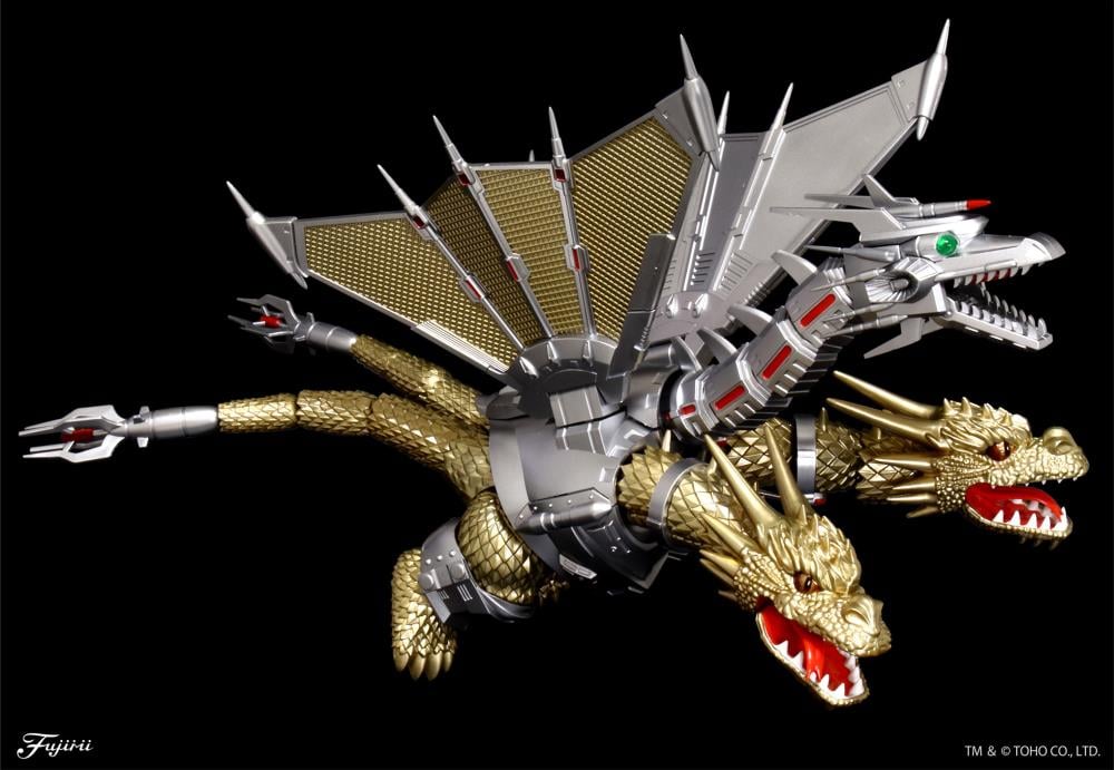 Godzilla vs. King Ghidorah (1991) Chibimaru No.1001 Mecha King Ghidorah (70th Anniversary Edition) Model Kit Gallery Image 4