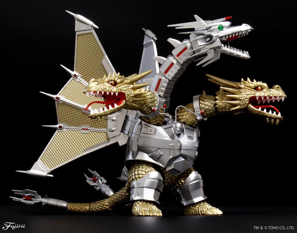 Godzilla vs. King Ghidorah (1991) Chibimaru No.1001 Mecha King Ghidorah (70th Anniversary Edition) Model Kit Gallery Image 3