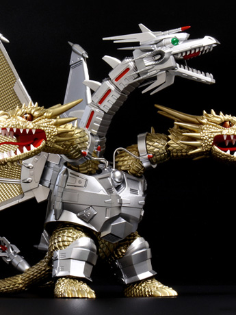 Godzilla vs. King Ghidorah (1991) Chibimaru No.1001 Mecha King Ghidorah (70th Anniversary Edition) Model Kit Gallery Image 2