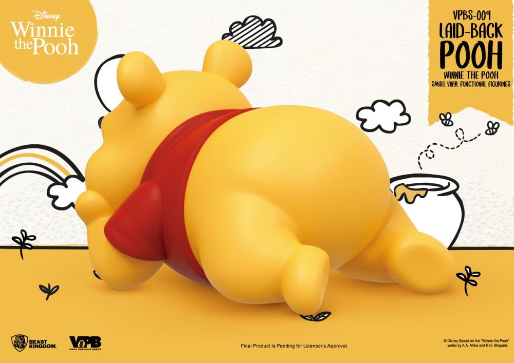Winnie the Pooh VPBS-009 Pooh (Laid-Back Ver.) Vinyl Piggy Bank Gallery Image 6