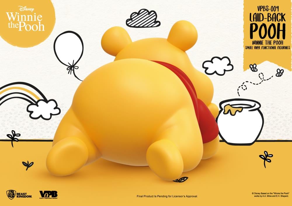 Winnie the Pooh VPBS-009 Pooh (Laid-Back Ver.) Vinyl Piggy Bank Gallery Image 7