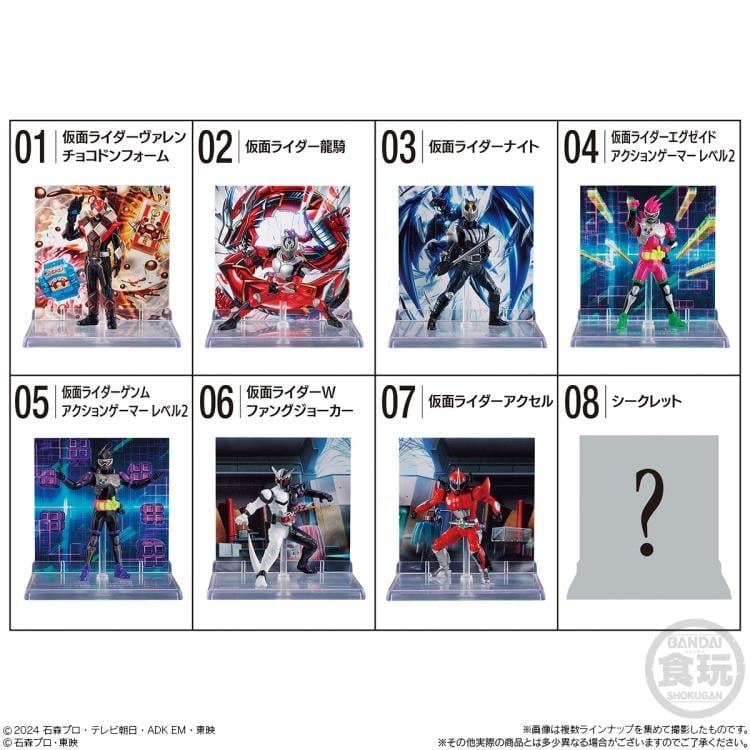 Kamen Rider Micro Statue Collection Vol.2 Box of 8 Random Figures
