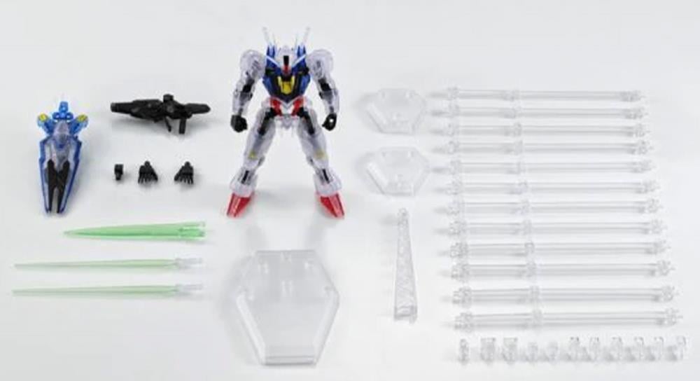 Mobile Suit Gundam: The Witch from Mercury G Frame FA XVX-016 Gundam Aerial (Clear Color Ver.) Action Figure Gallery Image 7