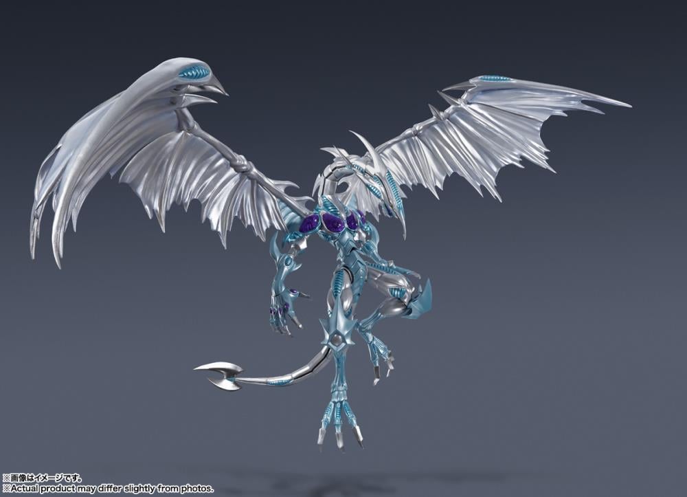 Yu-Gi-Oh! 5D's S.H.MonsterArts Stardust Dragon Action Figure Gallery Image 4