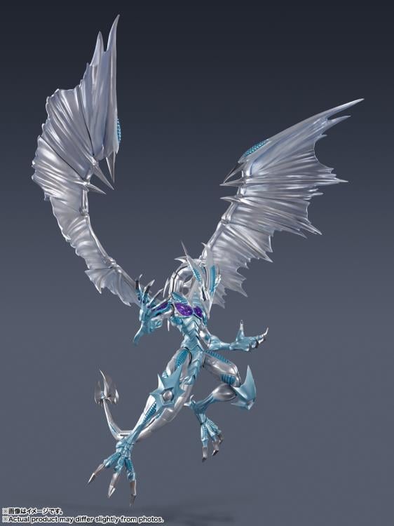 Yu-Gi-Oh! 5D's S.H.MonsterArts Stardust Dragon Action Figure Gallery Image 5