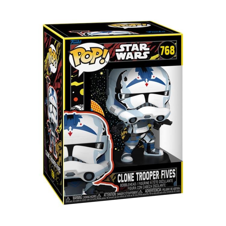 Star Wars: The Clone Wars Pop! #768 Clone Trooper Fives (Retro) Gallery Image 3