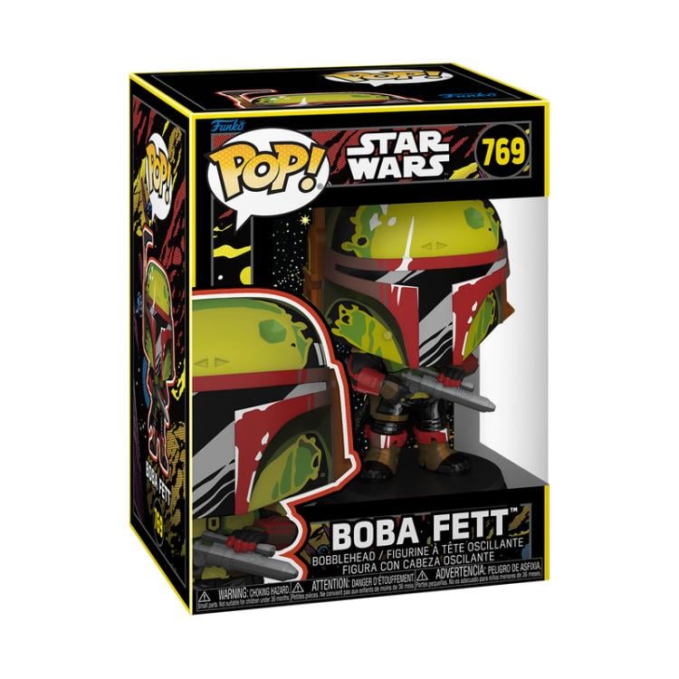 Star Wars: The Book of Boba Fett Pop! #769 Boba Fett (Retro) Gallery Image 3
