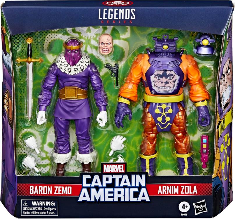 Captain America Marvel Legends Baron Zemo and Arnim Zola Action Figure Two-Pack Gallery Image 15