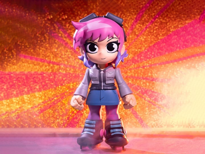 Scott Pilgrim Takes Off Super Vinyl Ramona Flowers Figure Gallery Image 1