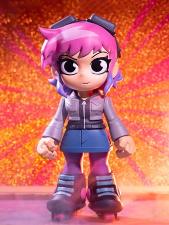 Scott Pilgrim Takes Off Super Vinyl Ramona Flowers Figure Gallery Image 2