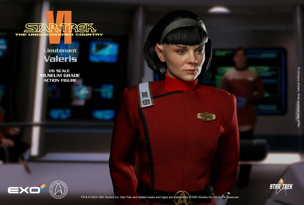 Star Trek VI: The Undiscovered Country Lieutenant Valeris 1/6 Scale Figure Gallery Image 7