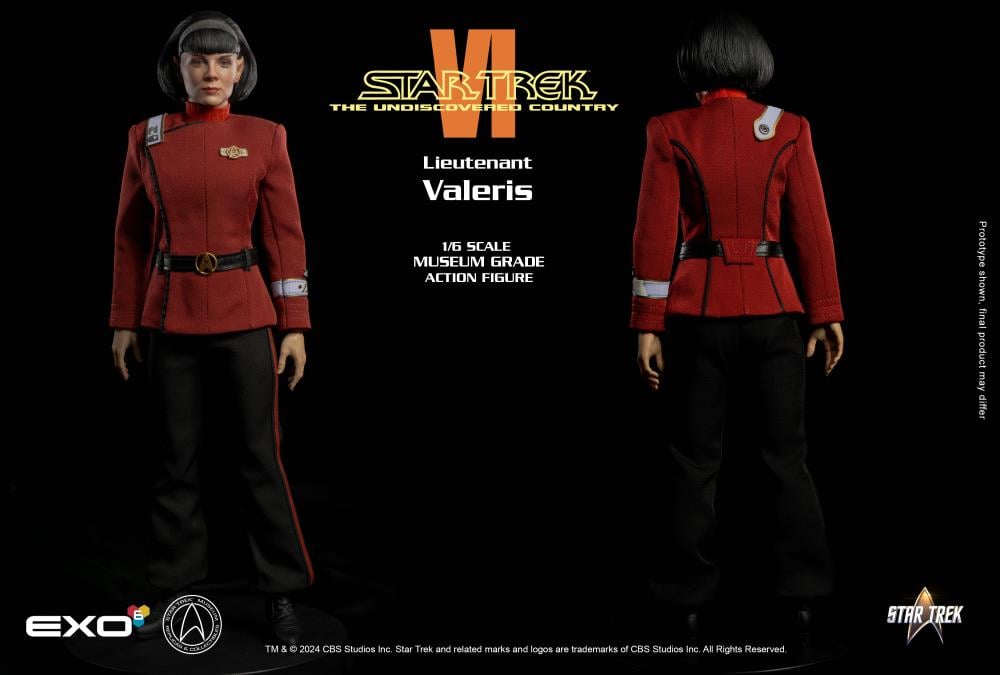 Star Trek VI: The Undiscovered Country Lieutenant Valeris 1/6 Scale Figure Gallery Image 8