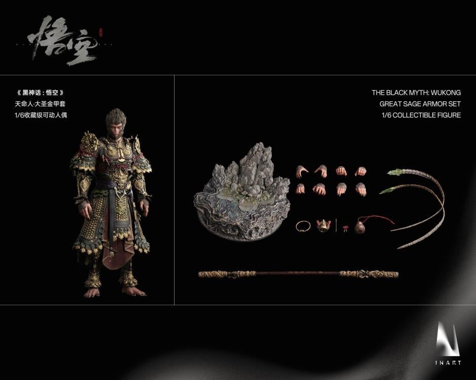 Black Myth: Wukong InArt Wukong (Great Sage Armor) 1/6 Scale