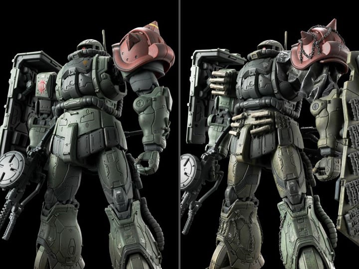 Gundam: Requiem for Vengeance HG Zaku II F Type LeSean & Zaku II (Unidentified Type) LeSean (RFV) 1/144 Scale Exclusive Model Kit Gallery Image 1
