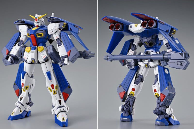 Mobile Suit Gundam F90 MG F90 Gundam F90 Mission Pack A & L Types 1/100 Scale Exclusive Model Kit Gallery Image 4