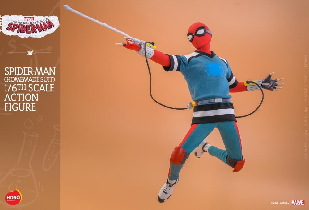 Your Friendly Neighborhood Spider-Man HS07 Spider-Man (Homemade Suit) 1/6th Scale Collectible Figure Gallery Image 4