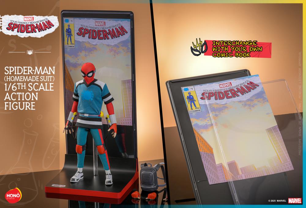 Your Friendly Neighborhood Spider-Man HS07 Spider-Man (Homemade Suit) 1/6th Scale Collectible Figure Gallery Image 19