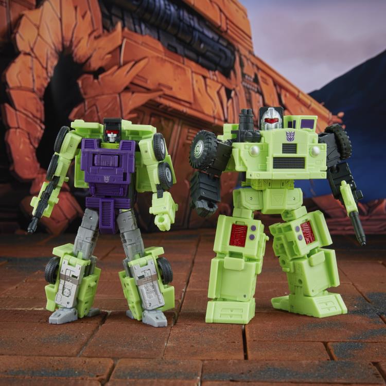 The Transformers: The Movie Studio Series Commander Constructicons Long Haul & Hook Action Figure 2-Pack Gallery Image 3