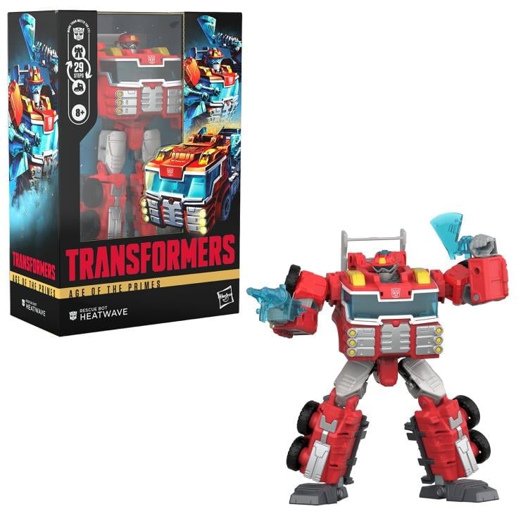 Transformers Age of the Primes Voyager Class Rescue Bot Heatwave Action Figure Gallery Image 6