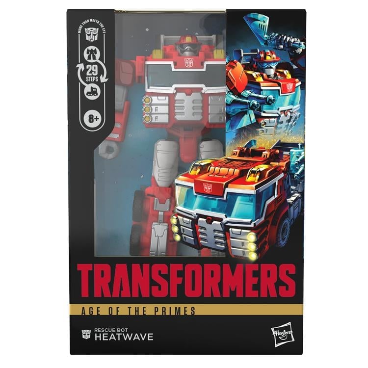 Transformers Age of the Primes Voyager Class Rescue Bot Heatwave Action Figure Gallery Image 7