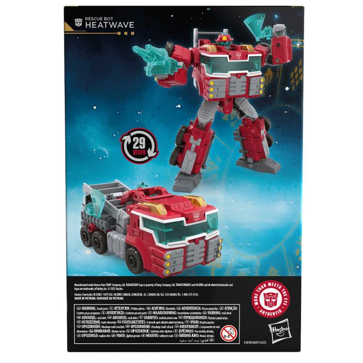 Transformers Age of the Primes Voyager Class Rescue Bot Heatwave Action Figure Gallery Image 8